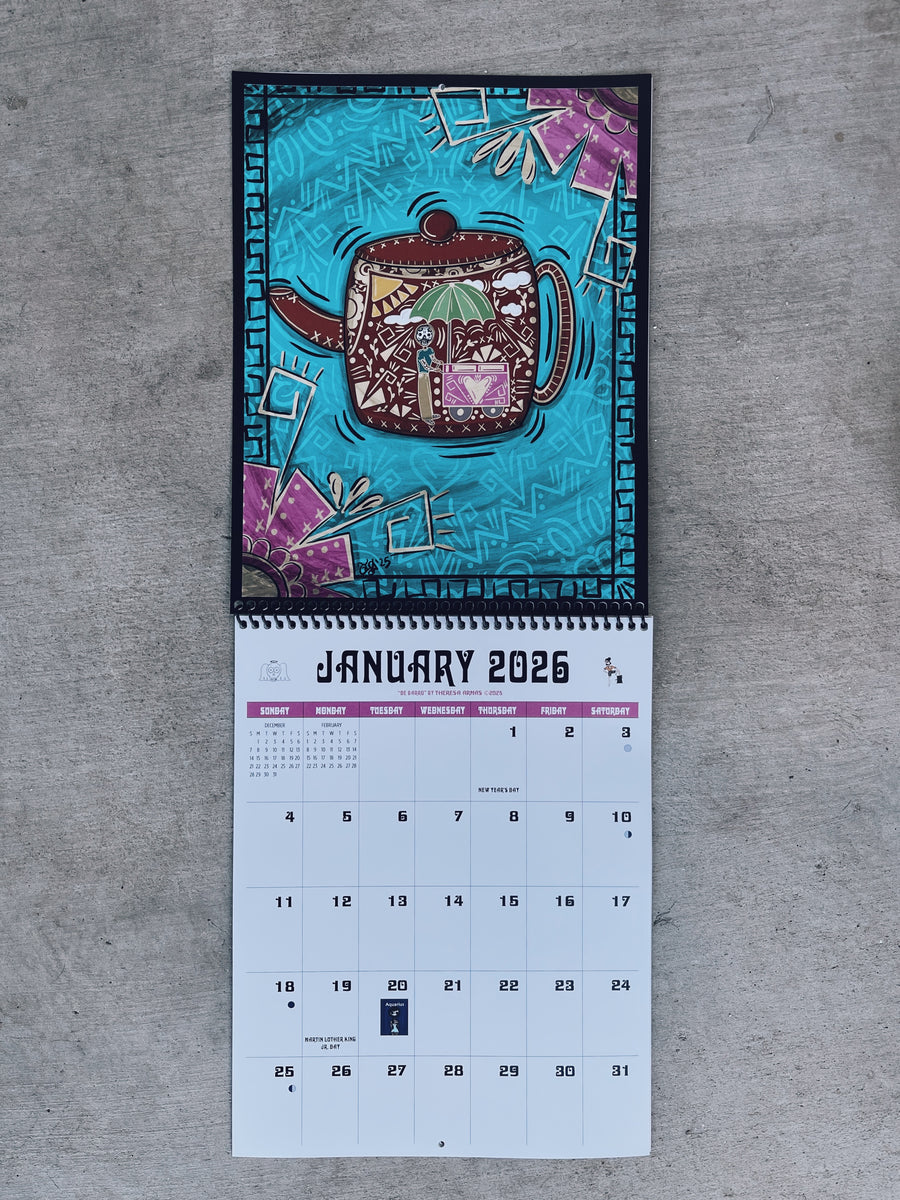 2026 Calendar – CJ's Angels + Skulls & Stitches