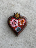 Red Flores Little Sacred Heart