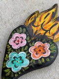 Black Flores Sacred Heart