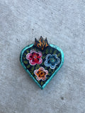 Black Flores Little Sacred Heart