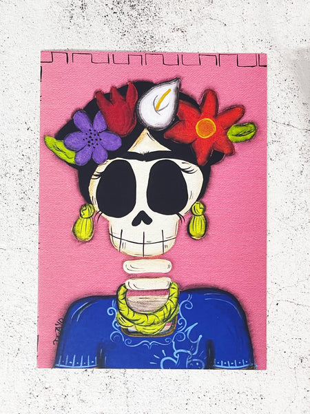 Traditional Frida Notecard